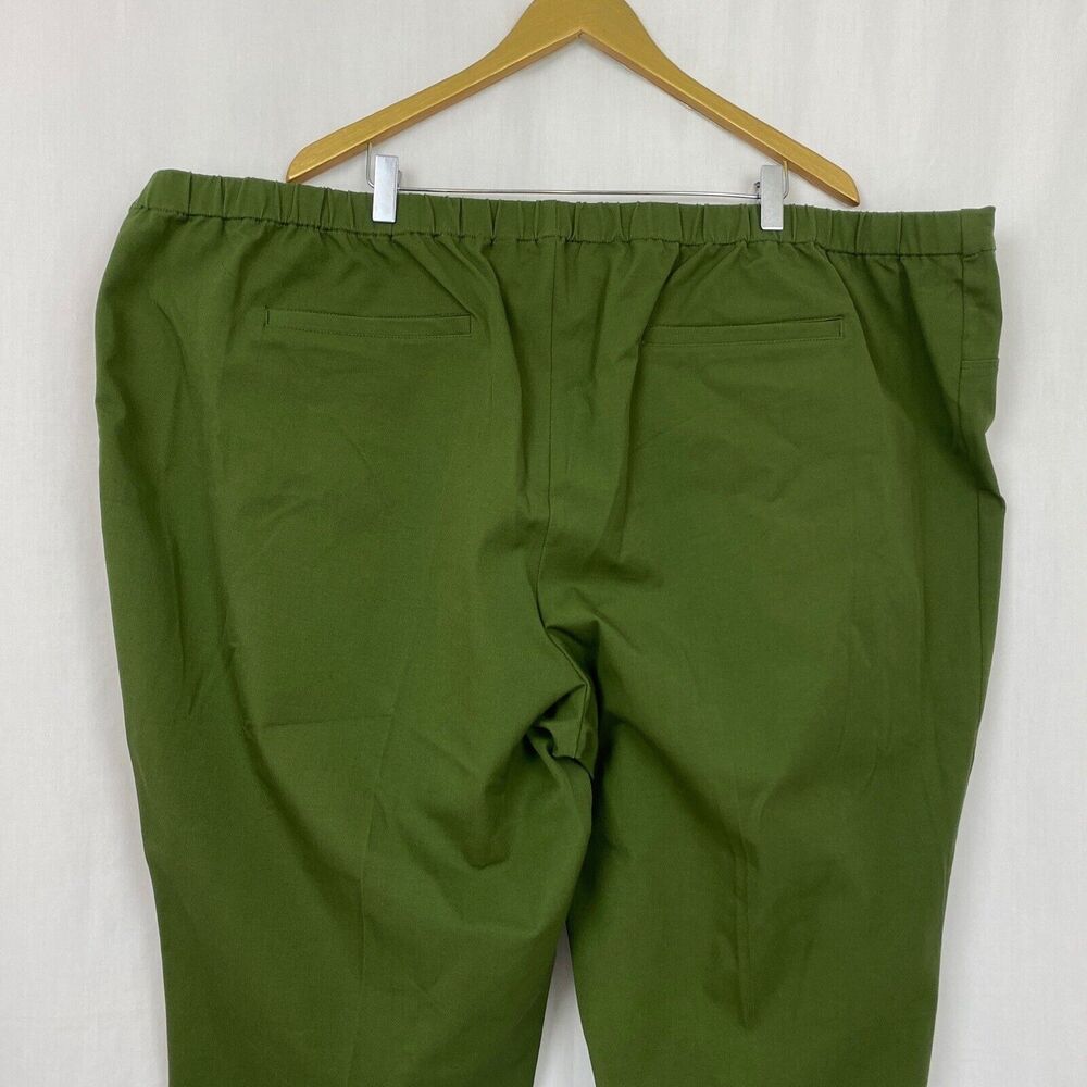 Isaac Mizrahi Live Pants Ankle Crop 32WP Green Capri A382721 32W Petite Comfy - Picture 3 of 7